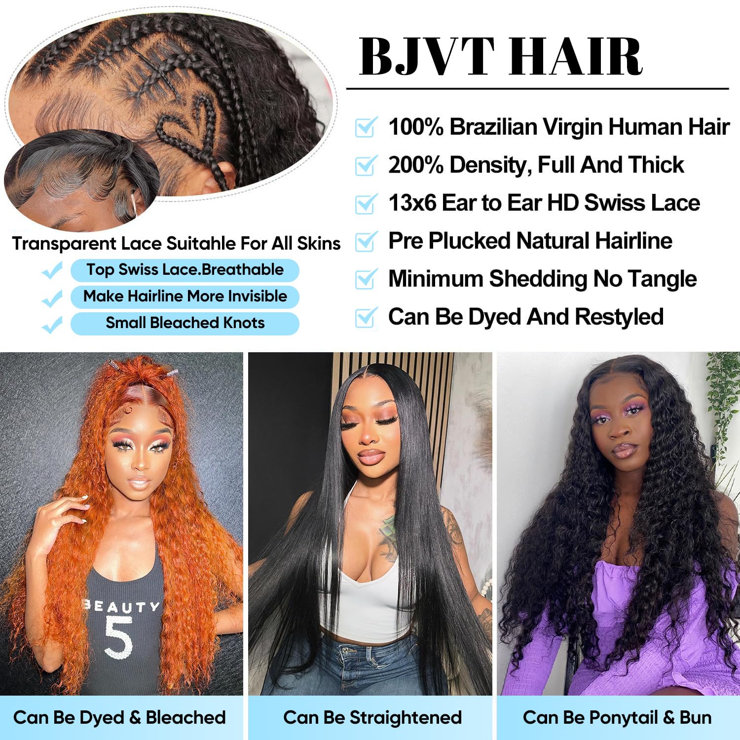 Thumbnail 2 de BJVT 13x6 Deep Wave Wig 30 Inch 🎀