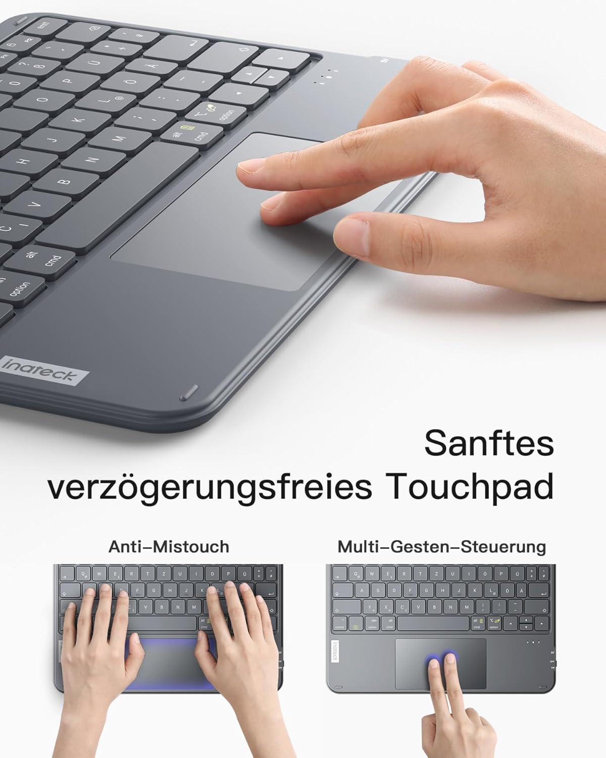 Thumbnail 3 de Inateck KB01105 Tablet Tastatur 228 g