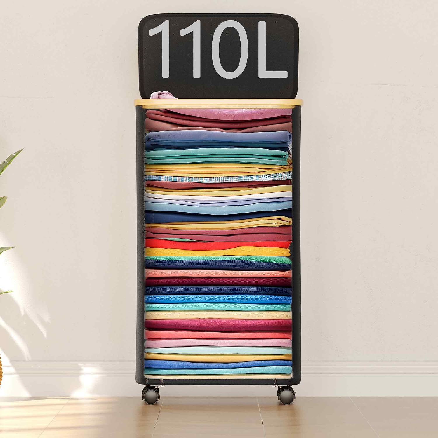 Thumbnail 2 de SUOCO 100L Rolling Laundry Hamper