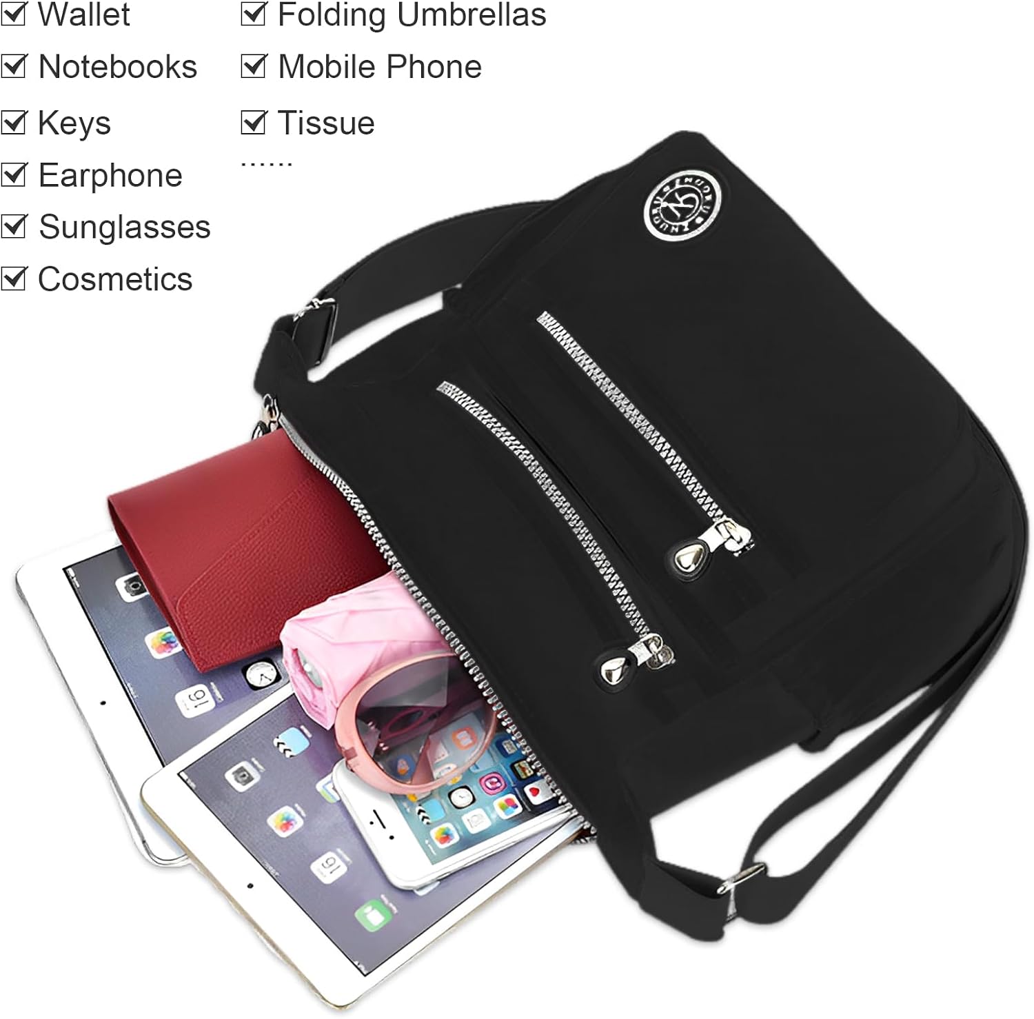 Thumbnail 6 de ModaZeal Nylon Crossbody Bags for Women