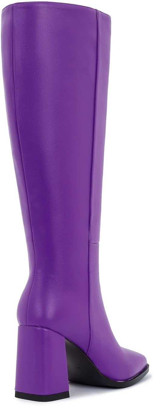 Detalle 2 de Wide-Calf Knee-High Boots for Women