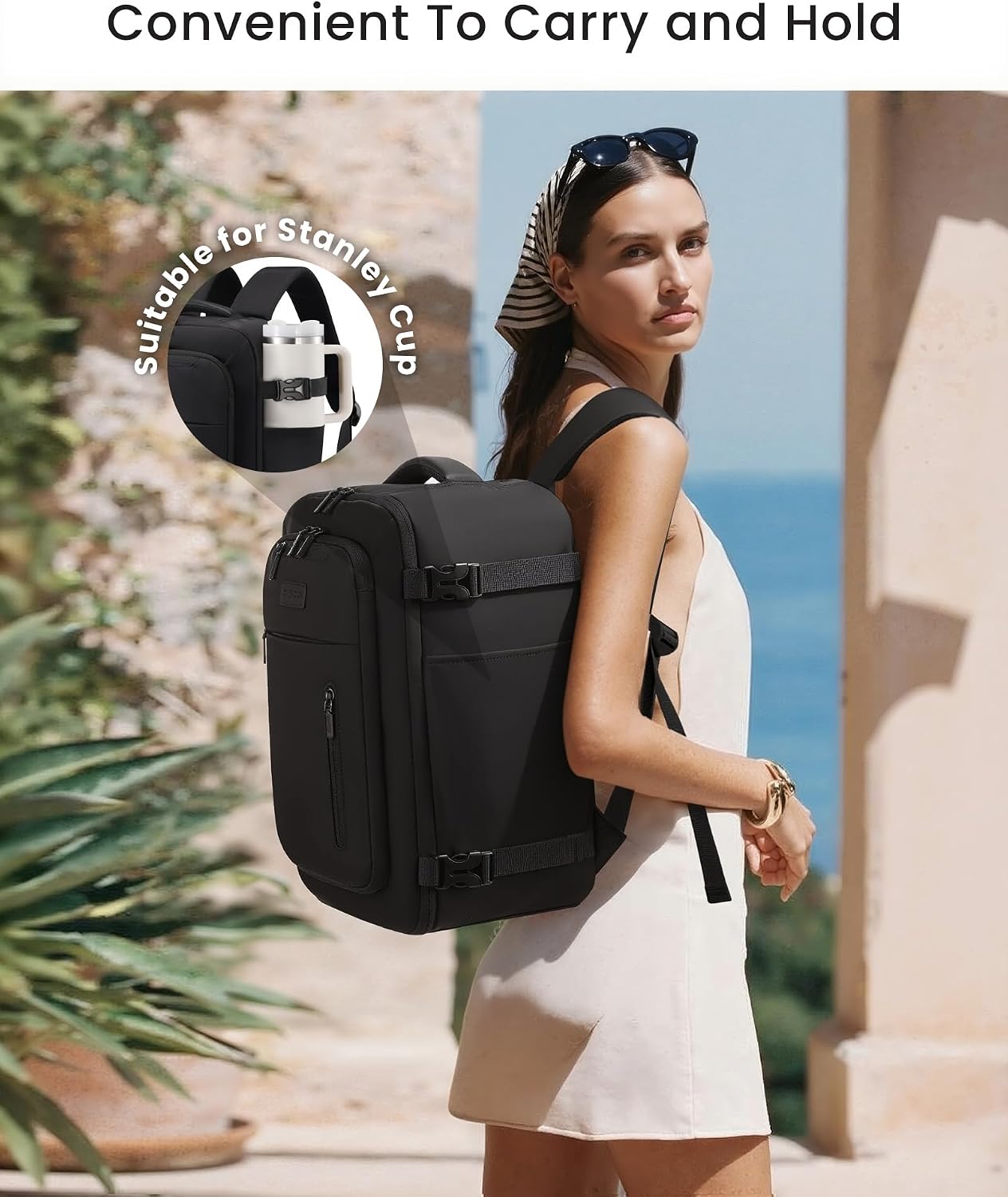 Thumbnail 5 de LOVEVOOK Ryanair Handgepäck Rucksack 40x30x20 cm