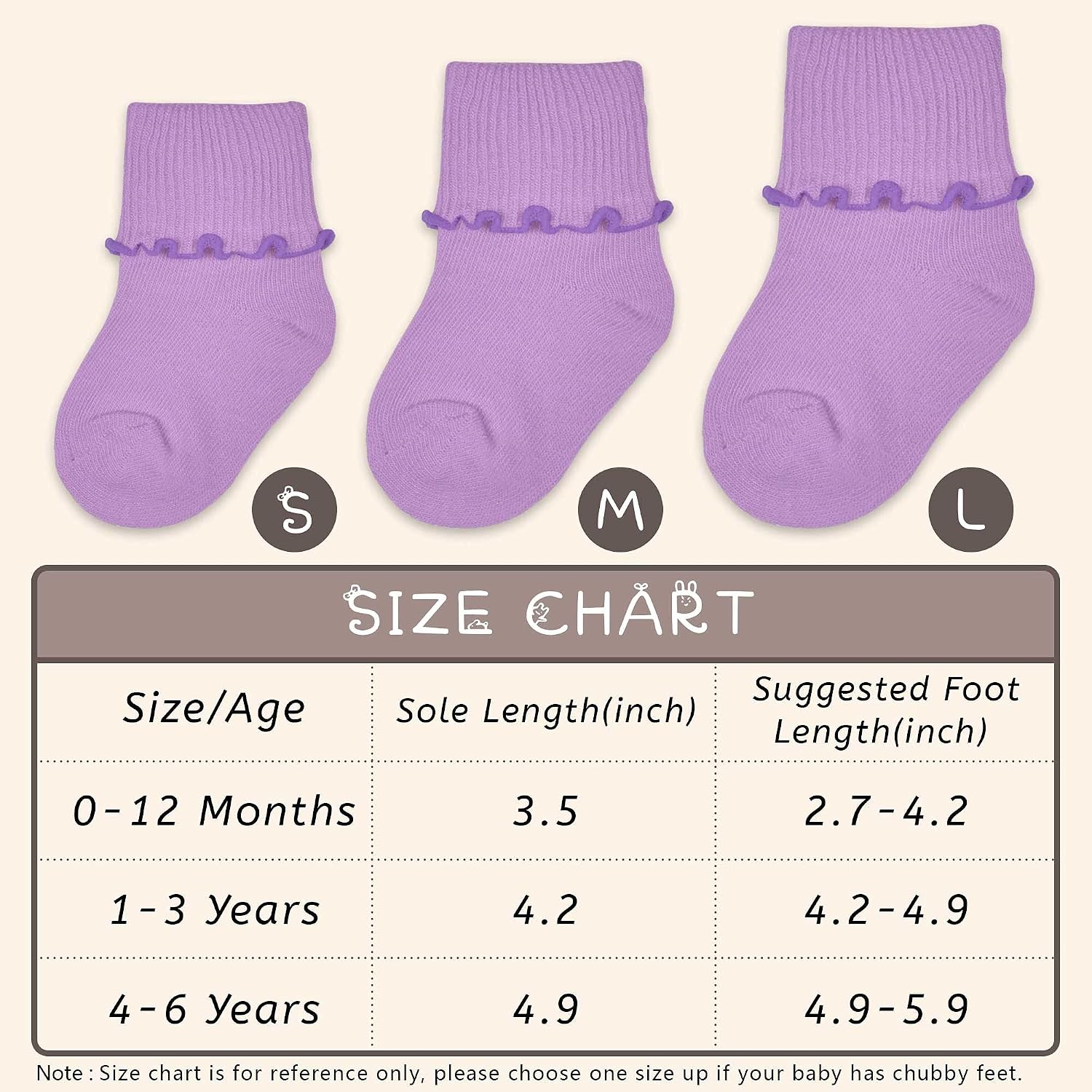 Thumbnail 4 de TRAMLE Baby Girls Socks 12 pack ankle socks