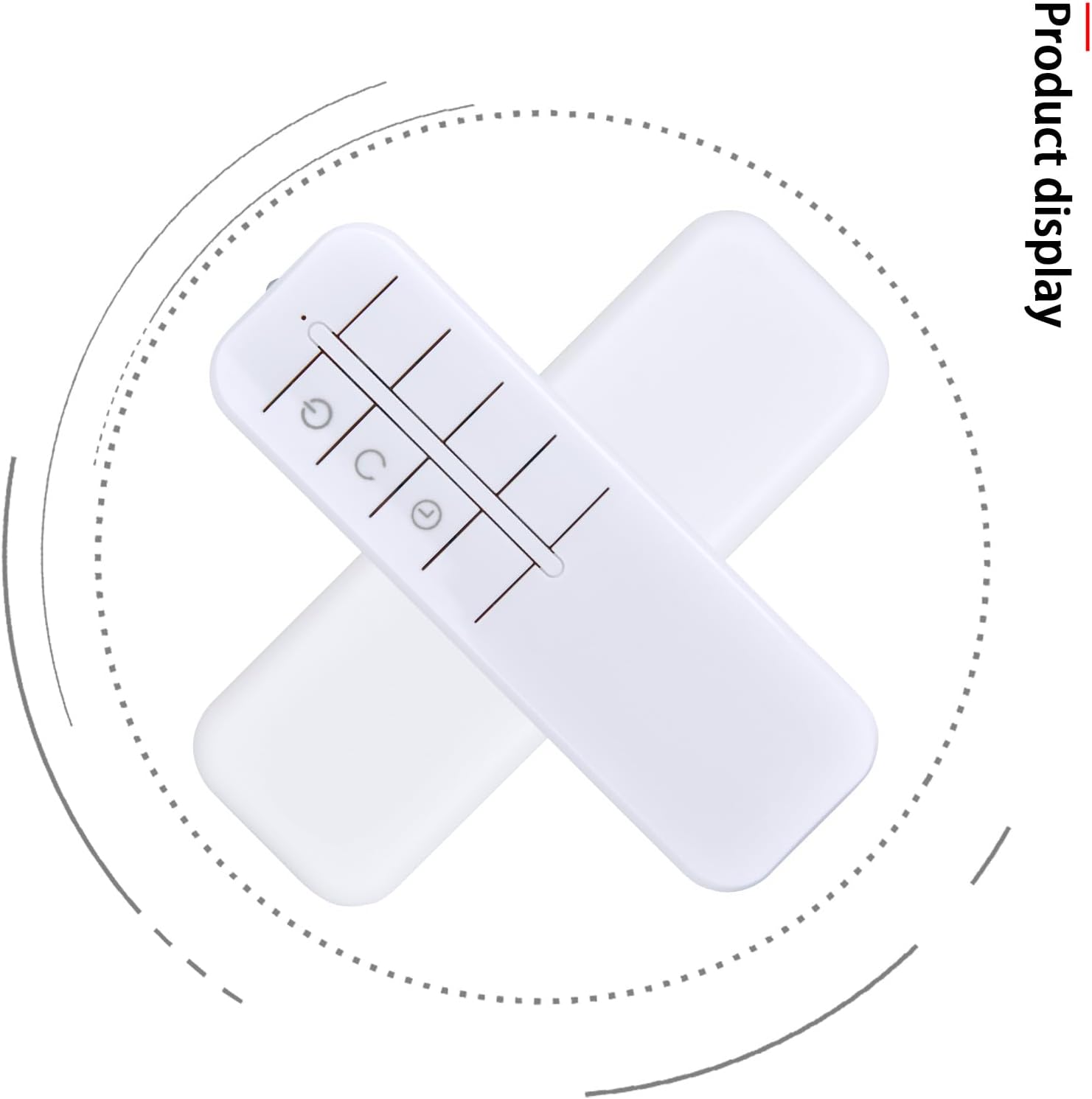 Thumbnail 3 de TCNOUMT Replacement Remote Control for Shinebella Senelux Oscillating Wall Mount Small Fan (White)