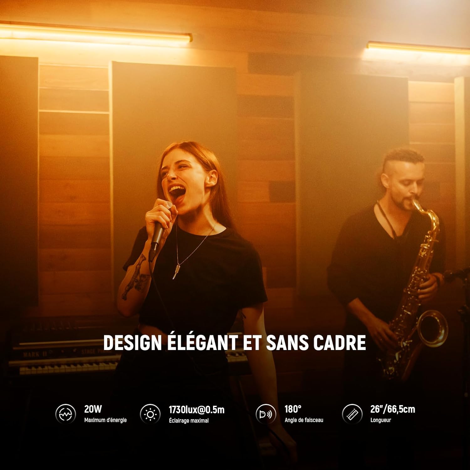 Thumbnail 2 de NEEWER TL60 Tube Éclairage Vidéo RGB RGBWW portable avec contrôle 2,4G et DMX