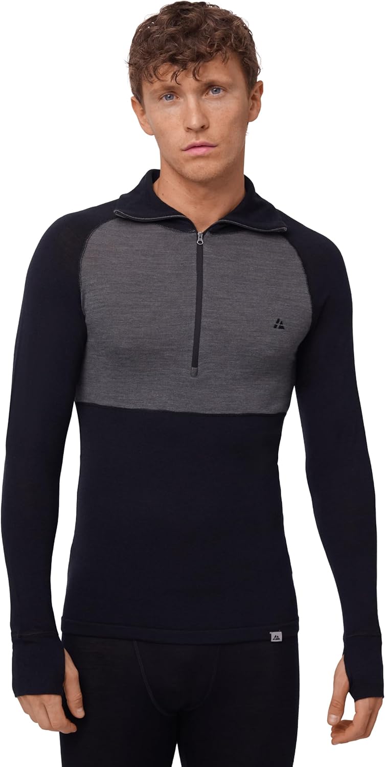 Thumbnail 6 de Danish Endurance T-Shirt thermique manches longues en laine mérinos (avec ou sans demi-zip) pour homme