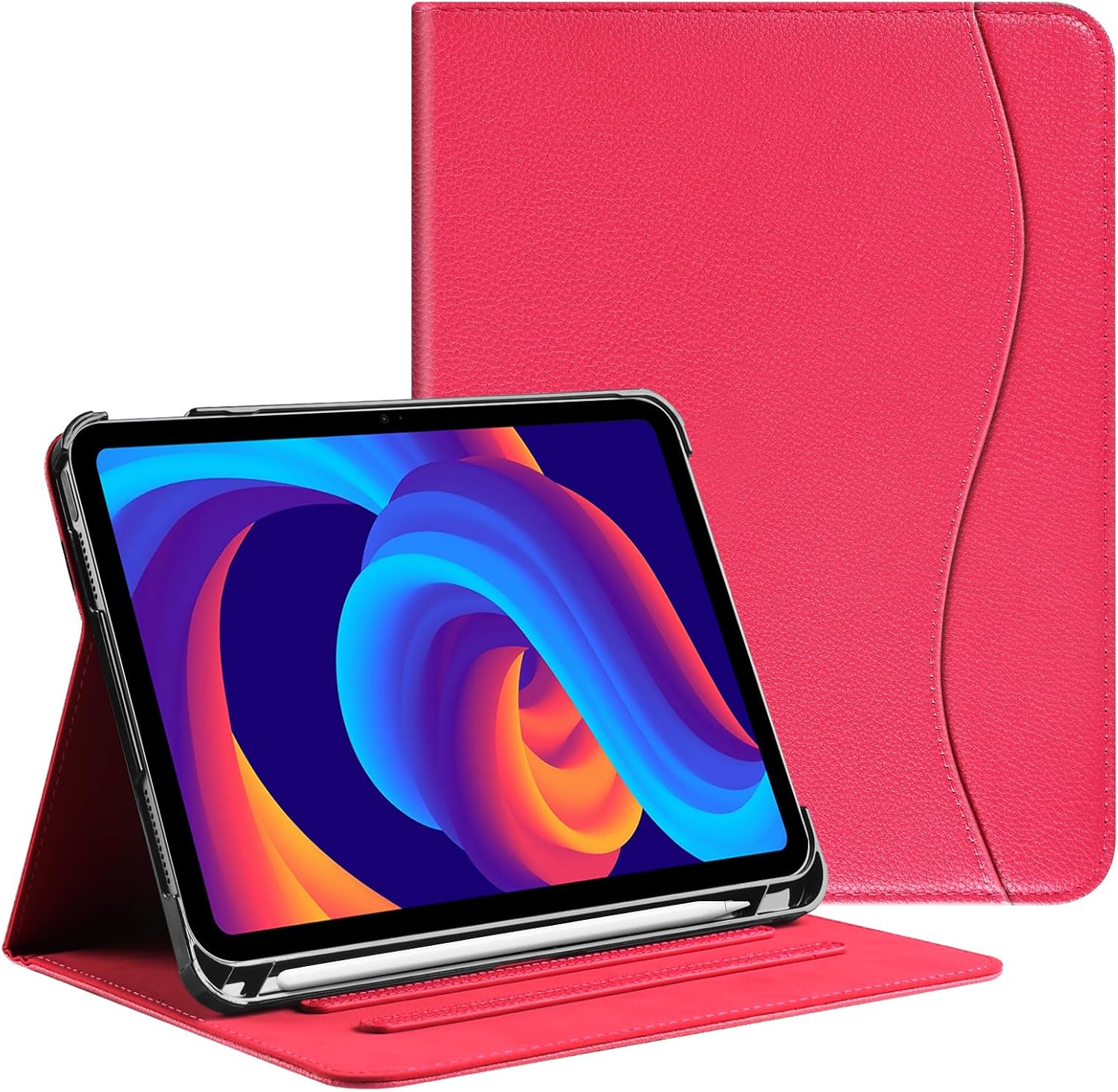 Detalle de HGWALP Protective Case for iPad (A16) 11th Gen 11-Inch (2025) & iPad 10th Gen 10.9-Inch (2022) – Hotpink