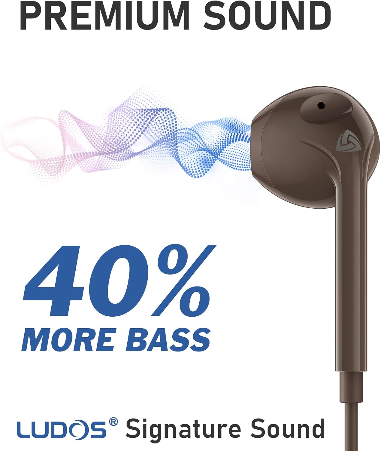 Thumbnail 2 de LUDOS ZENITH Auricolari In-Ear con Filo: stile minimal e audio di dettaglio