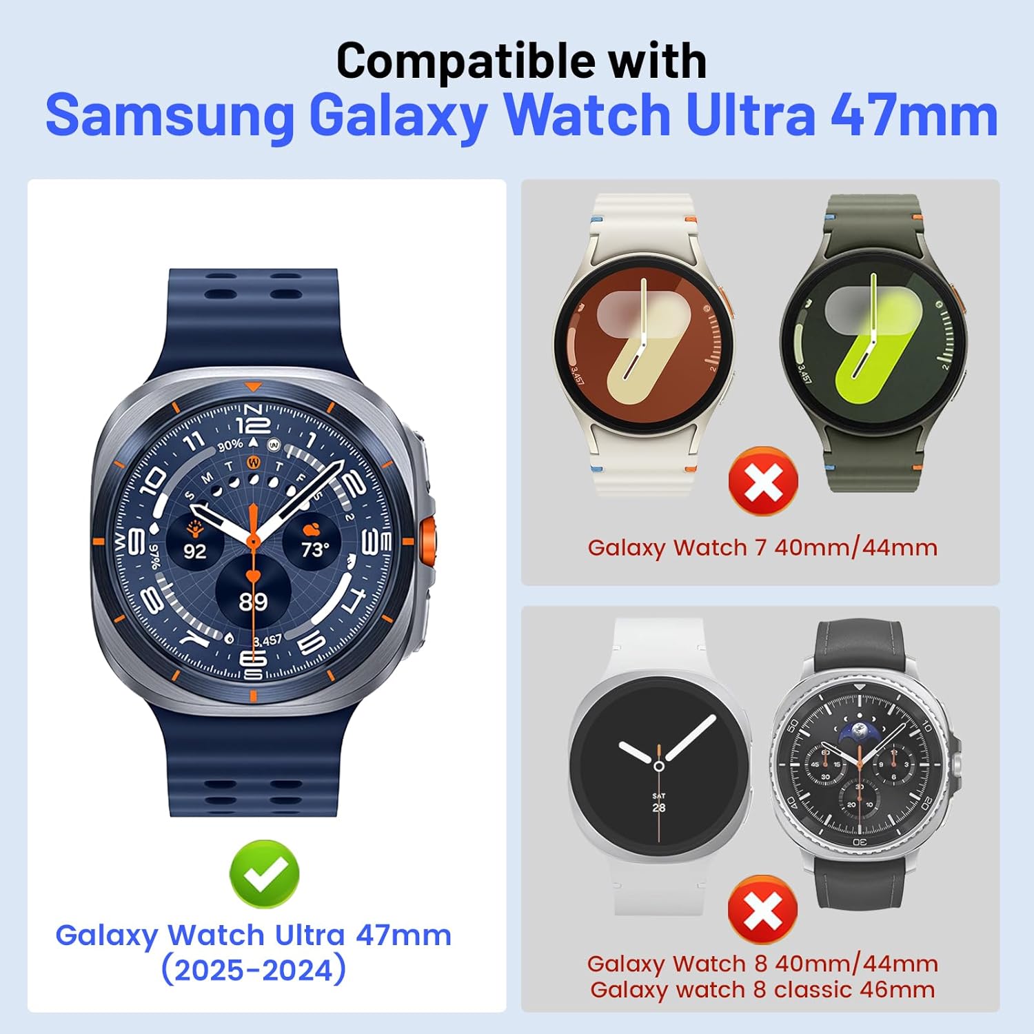 Thumbnail 1 de TQLGY 6-Pack Galaxy Watch Ultra Screen Protector