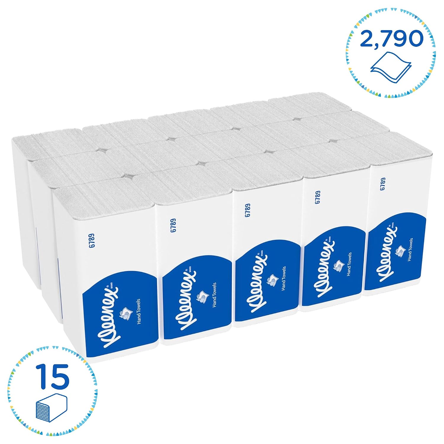 Detalle 2 de Kleenex Papierhandtücher 2790 Tücher V-Falz