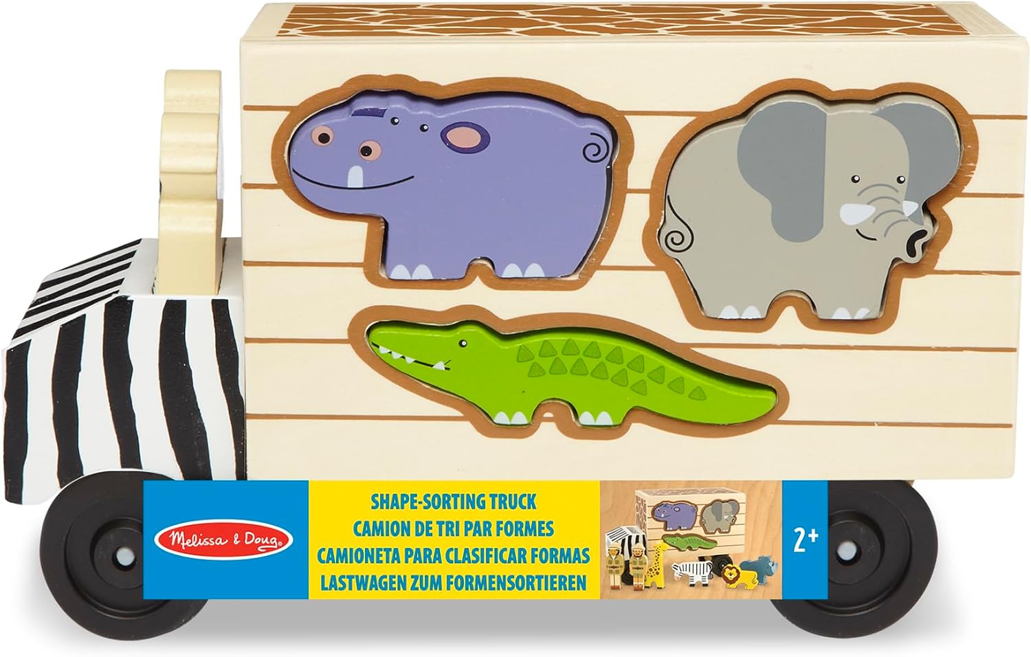 Thumbnail 2 de Melissa & Doug Nesting & Sorting Barns & Animals – Holzspielzeug für Entwicklung ab 2 Jahren