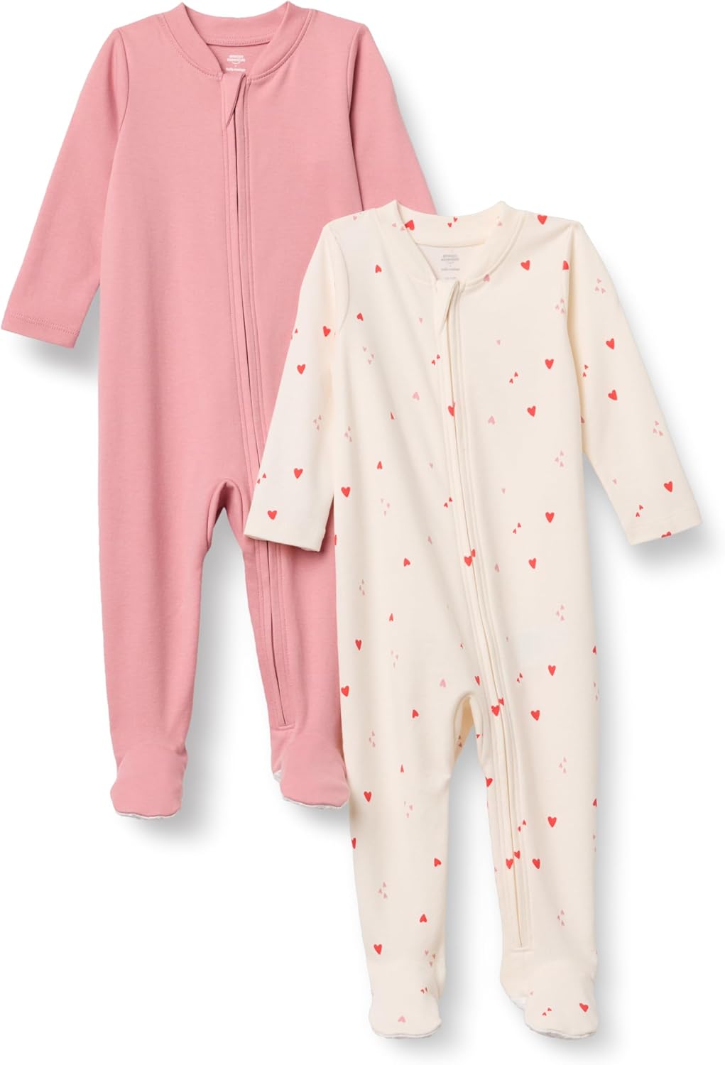 Thumbnail 6 de Amazon Essentials x Sofia Grainge unisex babies’ cotton footed sleepsuit (pack of 2)