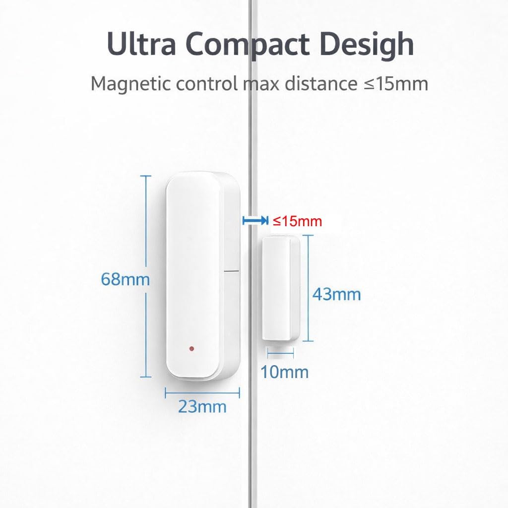 Detalle 2 de Sensor Zigbee para puertas y ventanas 15 mm
