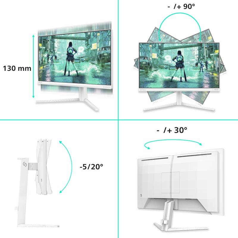 Detalle 2 de Philips 24M2N3201P/00: monitor gaming de 24" con 260 Hz, HDR y SmartMBR