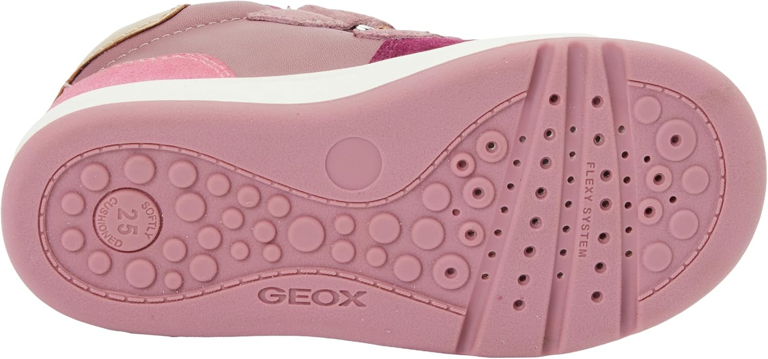 Detalle 2 de Geox Baby Mädchen B Biglia GirlFirst Walker Schuh – atmungsaktiver Lauflernschuh für erste Schritte