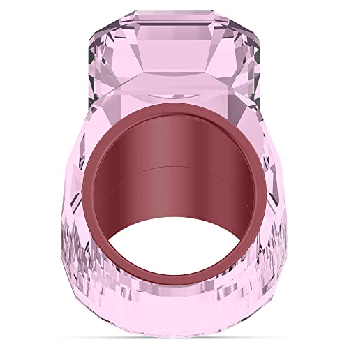 Thumbnail 2 de Swarovski Anello cocktail Lucent, Taglio ottagonale, Rosa – eleganza lucente