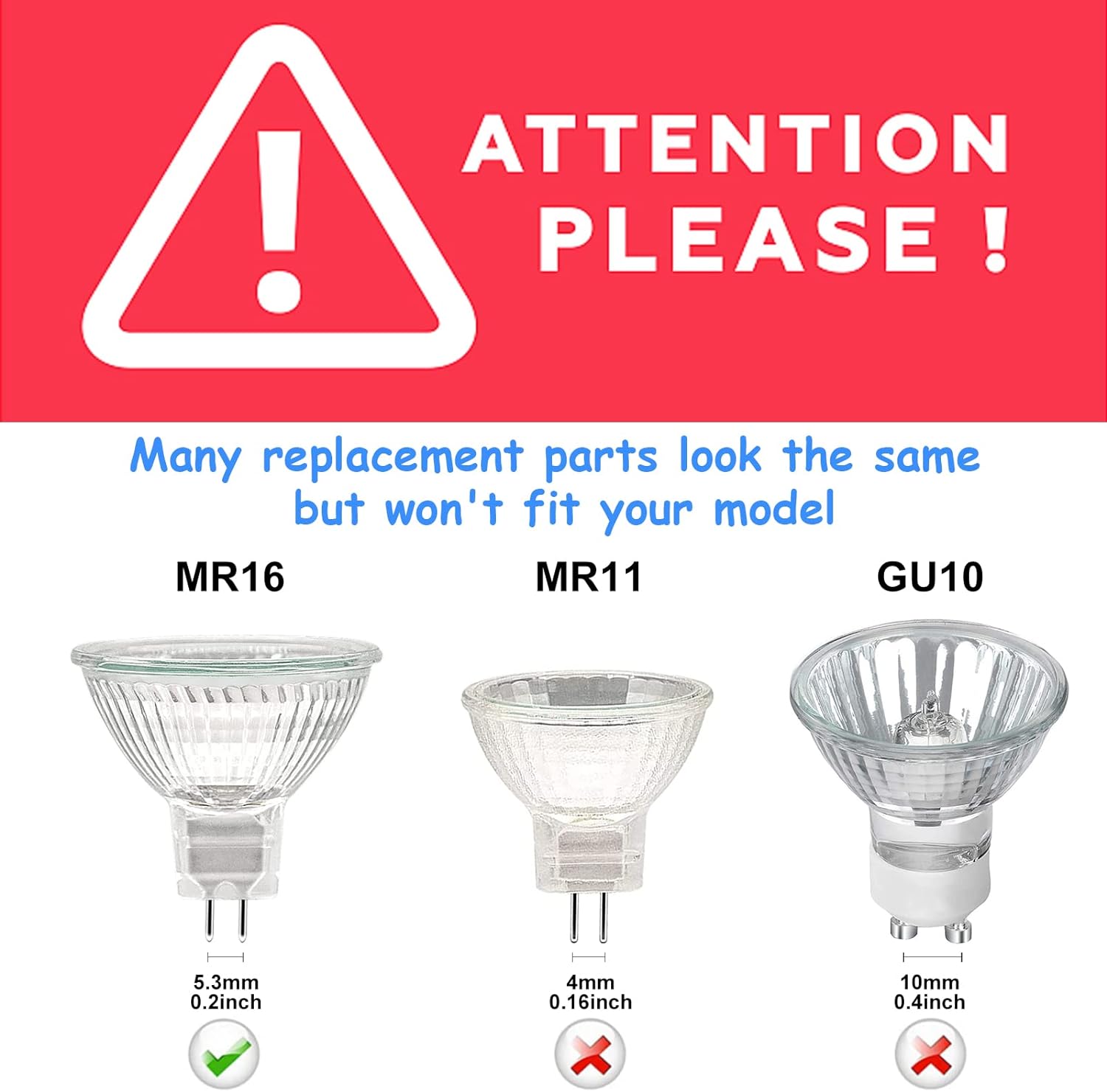 Detalle 2 de ETUOLMP MR16 50W Halogen Bulbs 12V