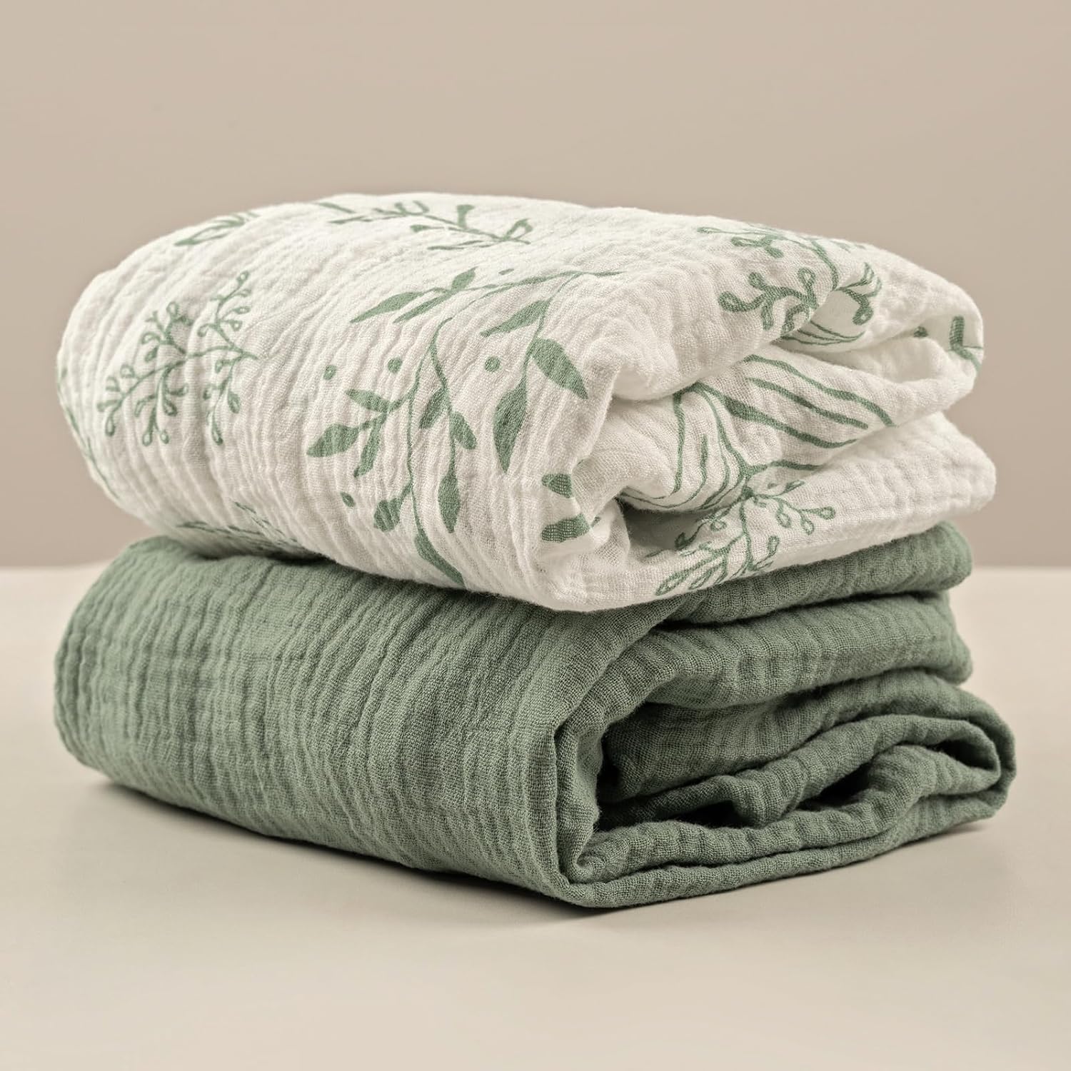 Thumbnail 2 de Muslin pram fitted sheet pack of 2