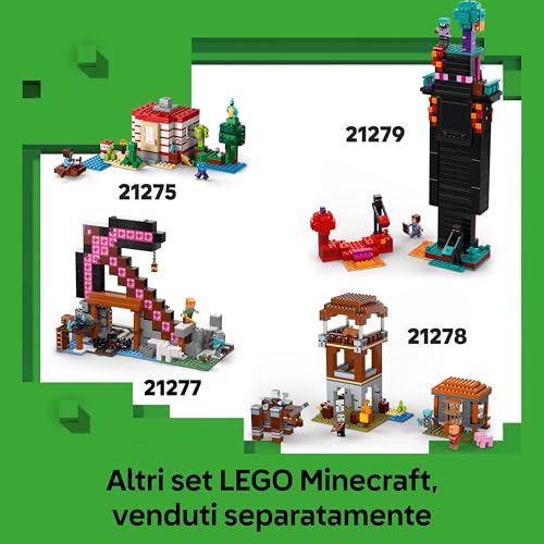 Thumbnail 7 de LEGO Minecraft Creeper: Action Figure snodabile con scomparto segreto e TNT (21276)