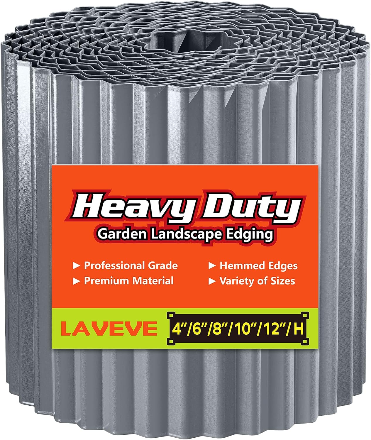 Thumbnail 6 de LAVEVE Metal Garden Edging, 4 in. x 10 ft