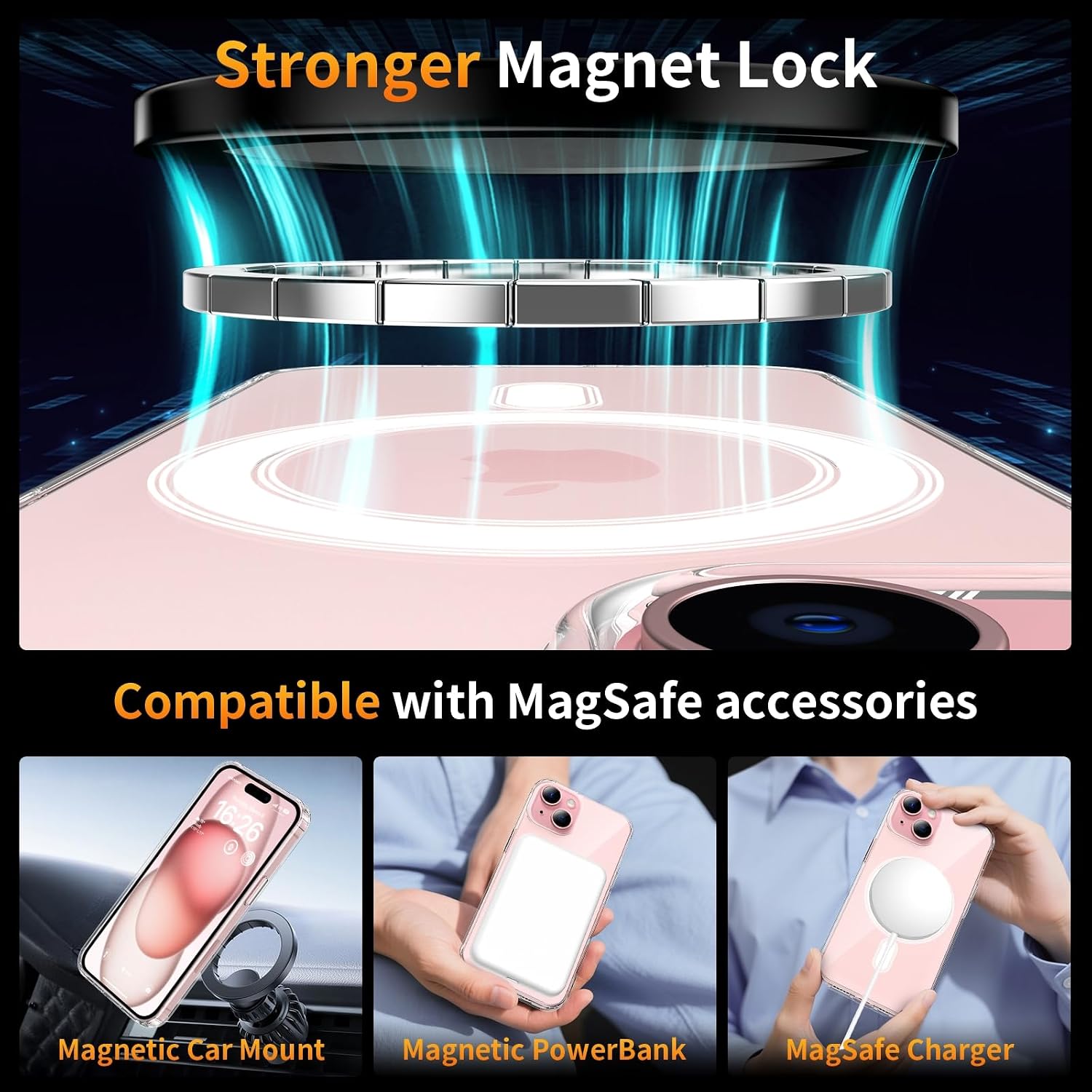 Detalle 2 de iPhone 15 magnetic case 6.1 inch