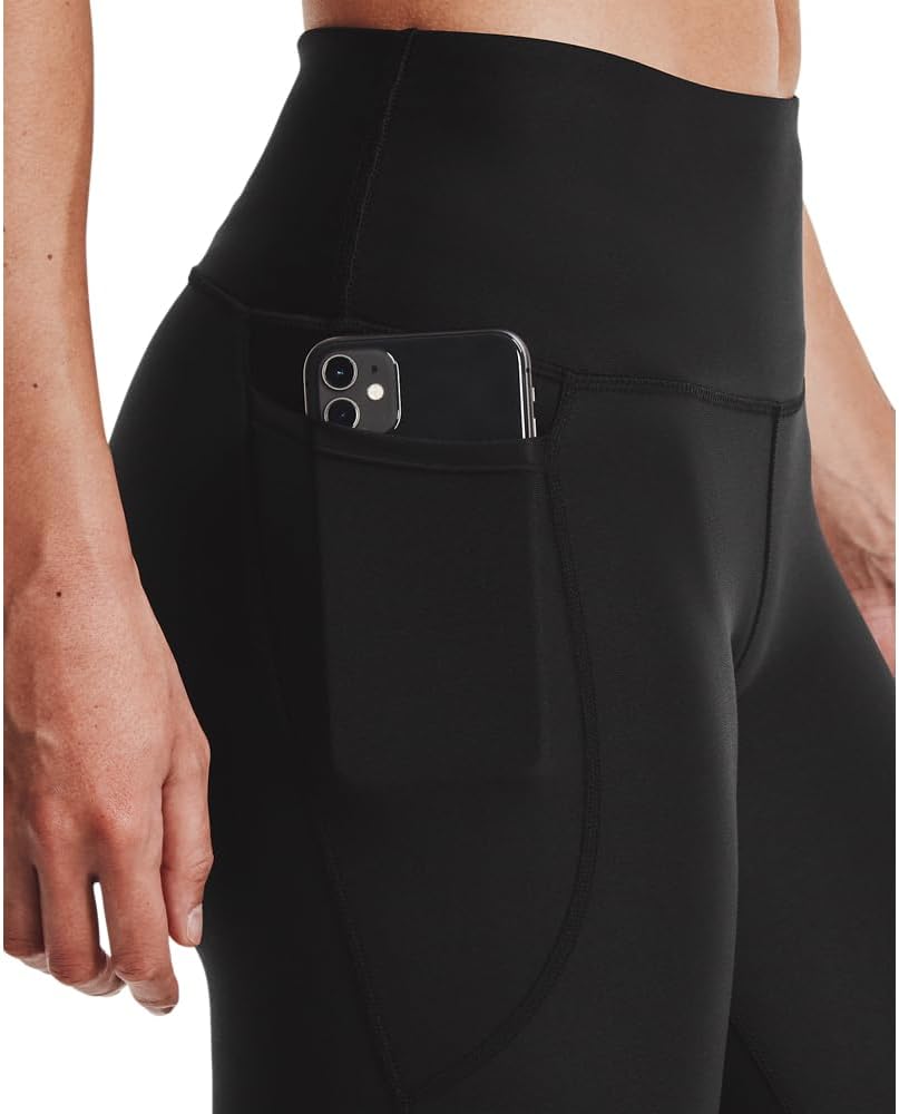 Detalle de Under Armour Tech Hi Ankle Leggings Damen – leichte High-Waist Leggings mit 4-Way-Stretch