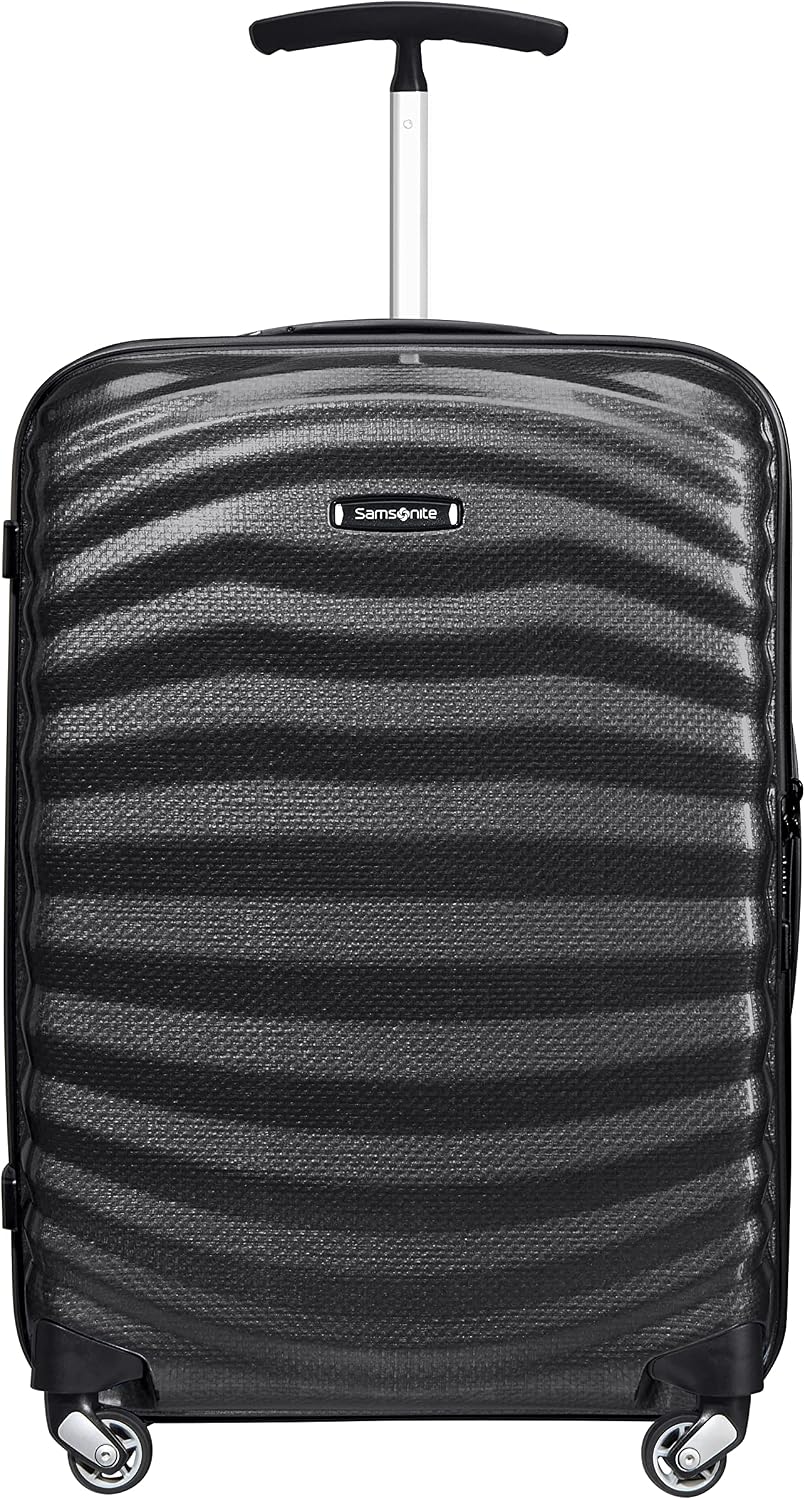 Detalle de Samsonite Lite-Shock walizka kabinowa Spinner 55 cm, Curv, 36 l, czarna