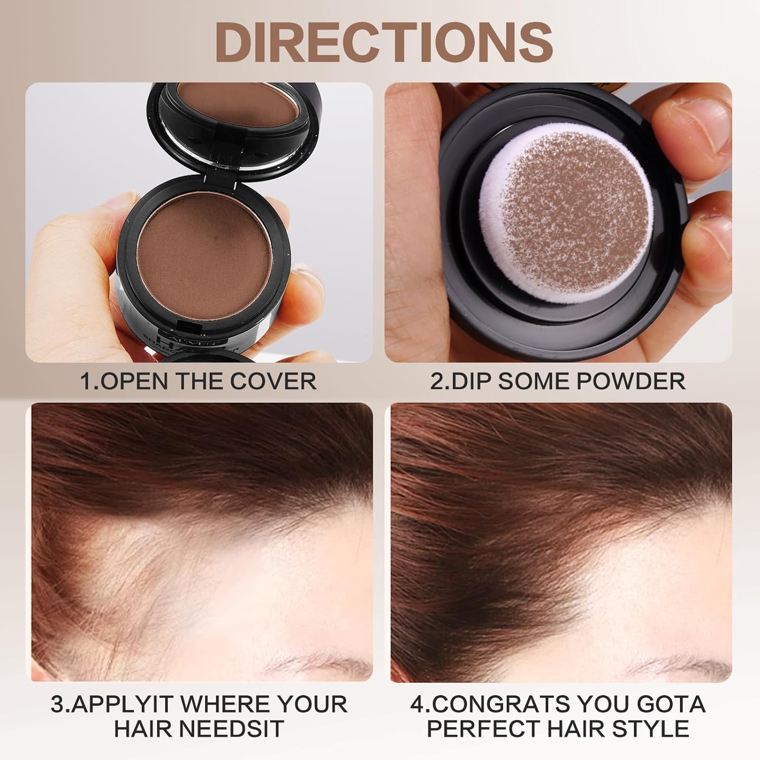 Thumbnail 6 de Sombra para el Cabello Marrón claro 1 unidad