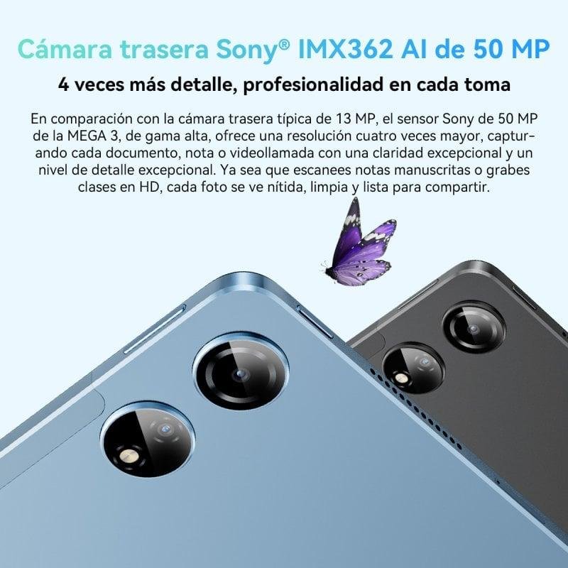 Detalle 2 de Blackview Mega 3 (12GB/256GB) con MediaTek G100, pantalla 12,1" 2.5K y 4G, azul