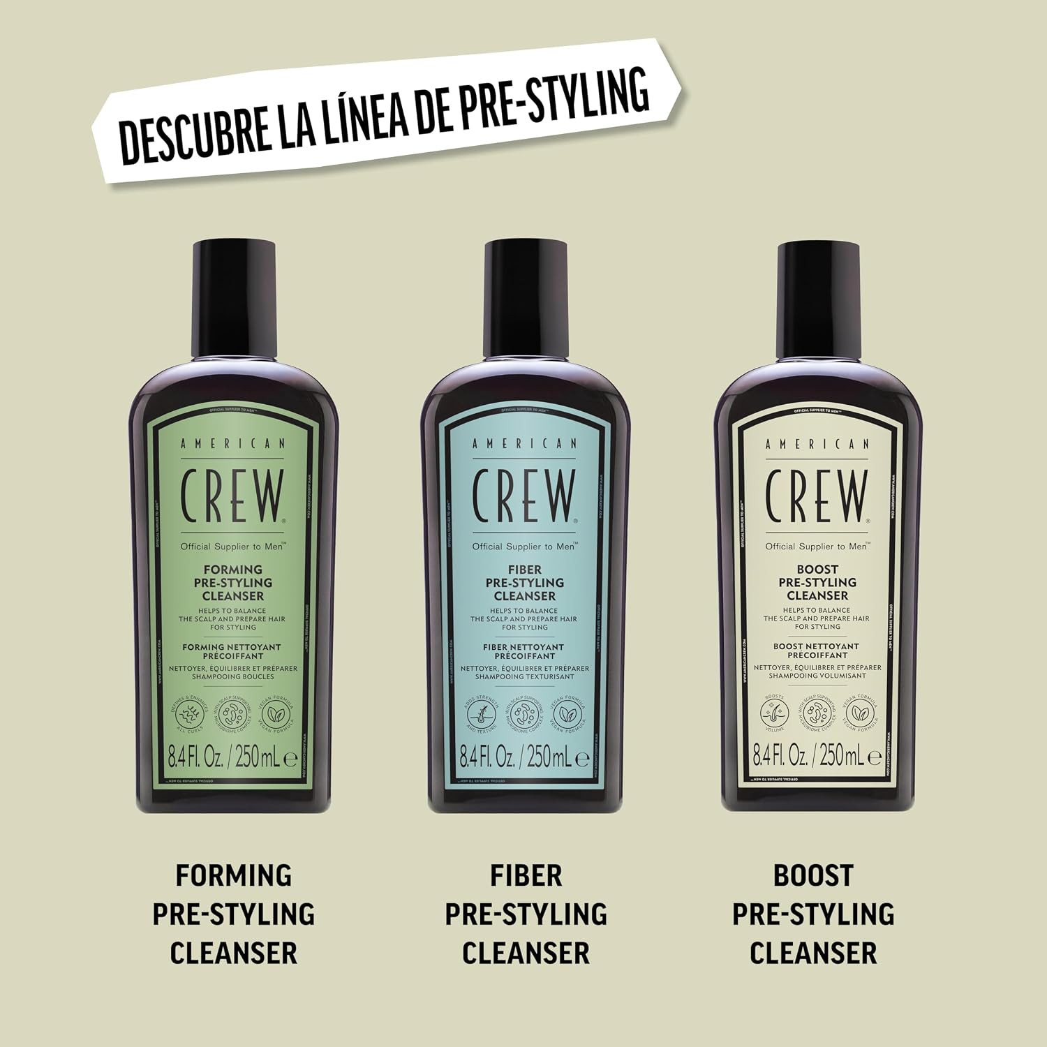 Thumbnail 6 de American Crew Boost Pre-Styling Cleanser 💇♂️ Voluminizador para hombres