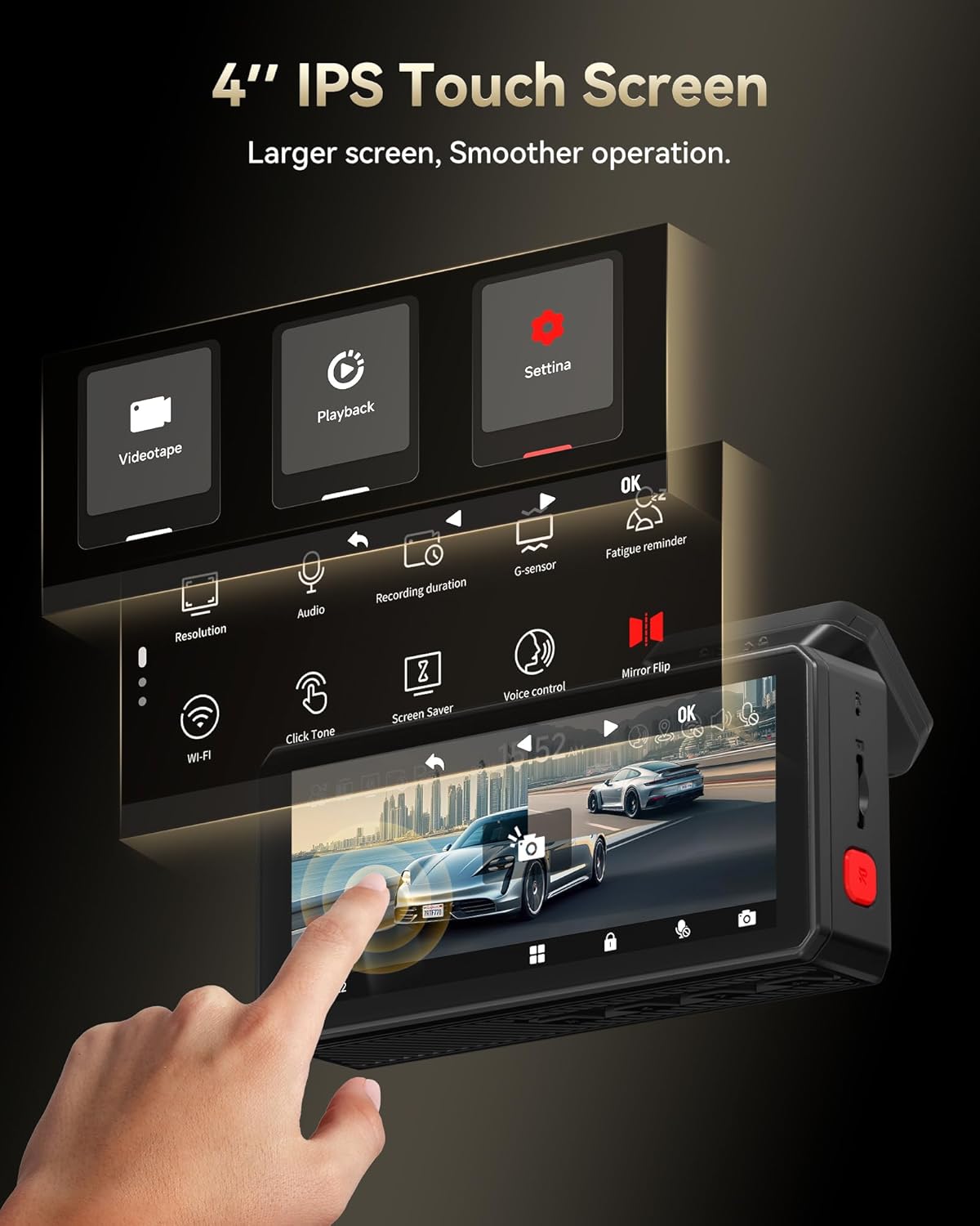 Thumbnail 6 de REDTIGER F77 V2 Dual 4K Dash Cam (STARVIS 2 IMX678) with 256GB eMMC, Front & Rear