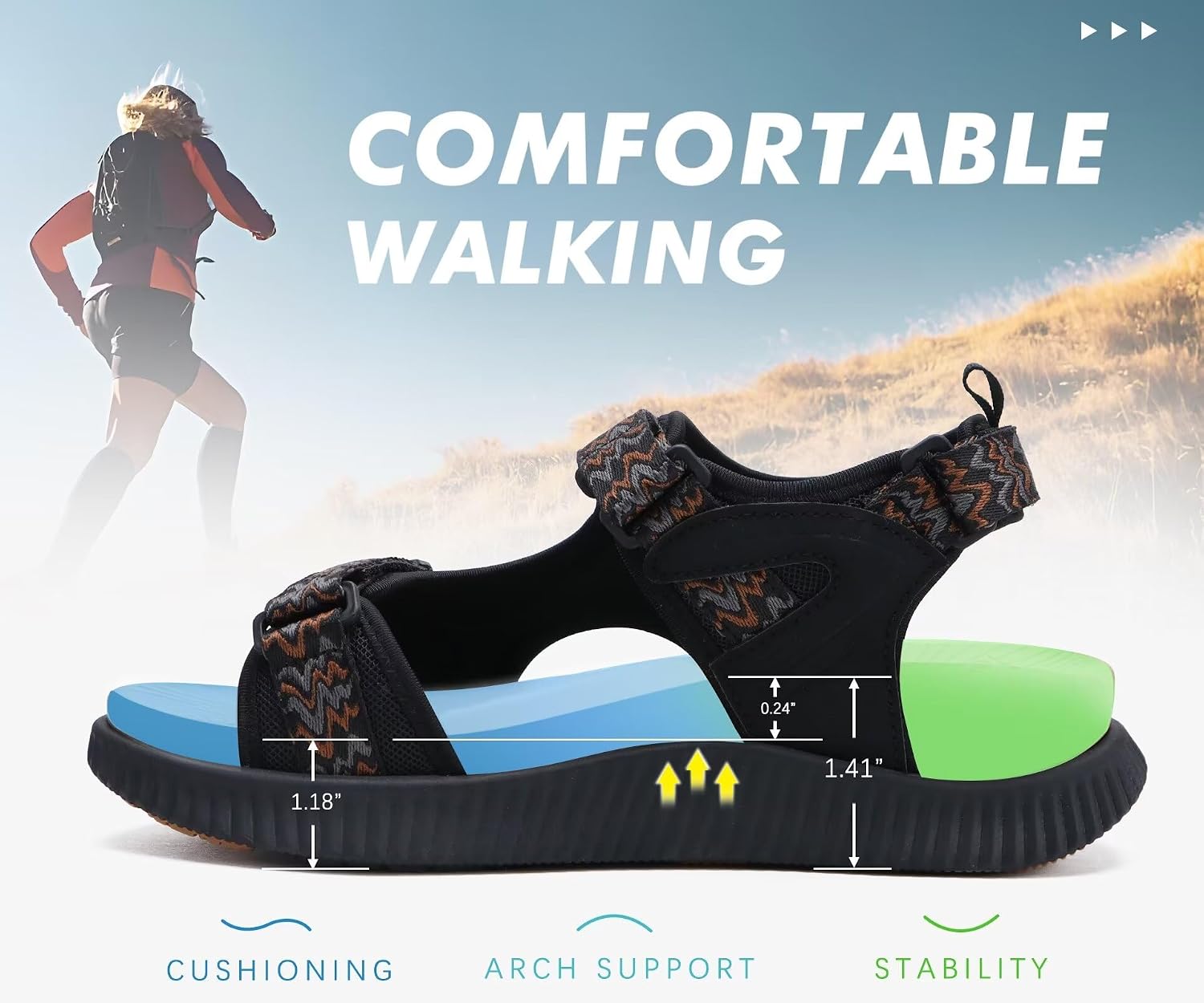 Thumbnail 6 de KuaiLu Women's Orthopedic Sandals: All‑Day Comfort with Adjustable Straps