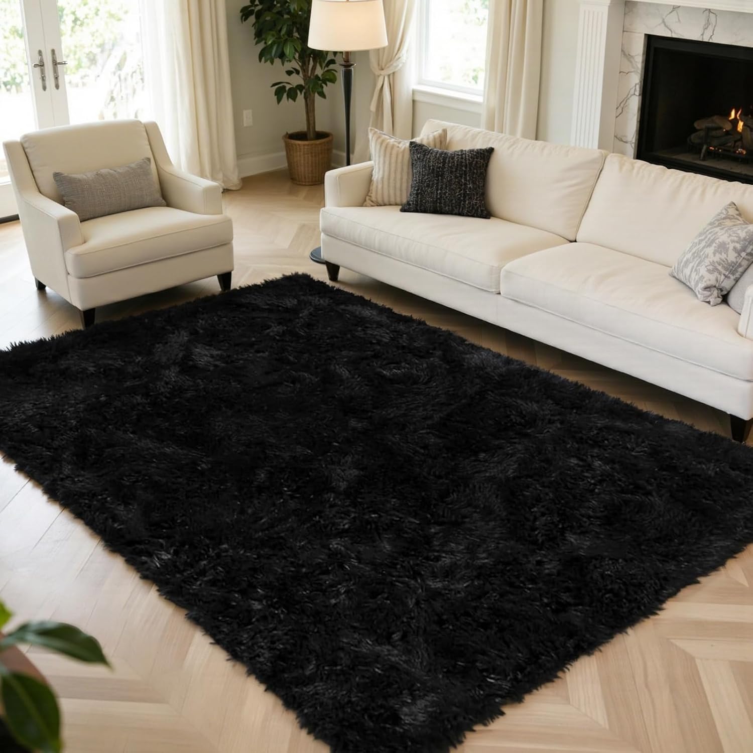 Thumbnail 6 de 8x10 Shag Rugs for Living Room 🛋