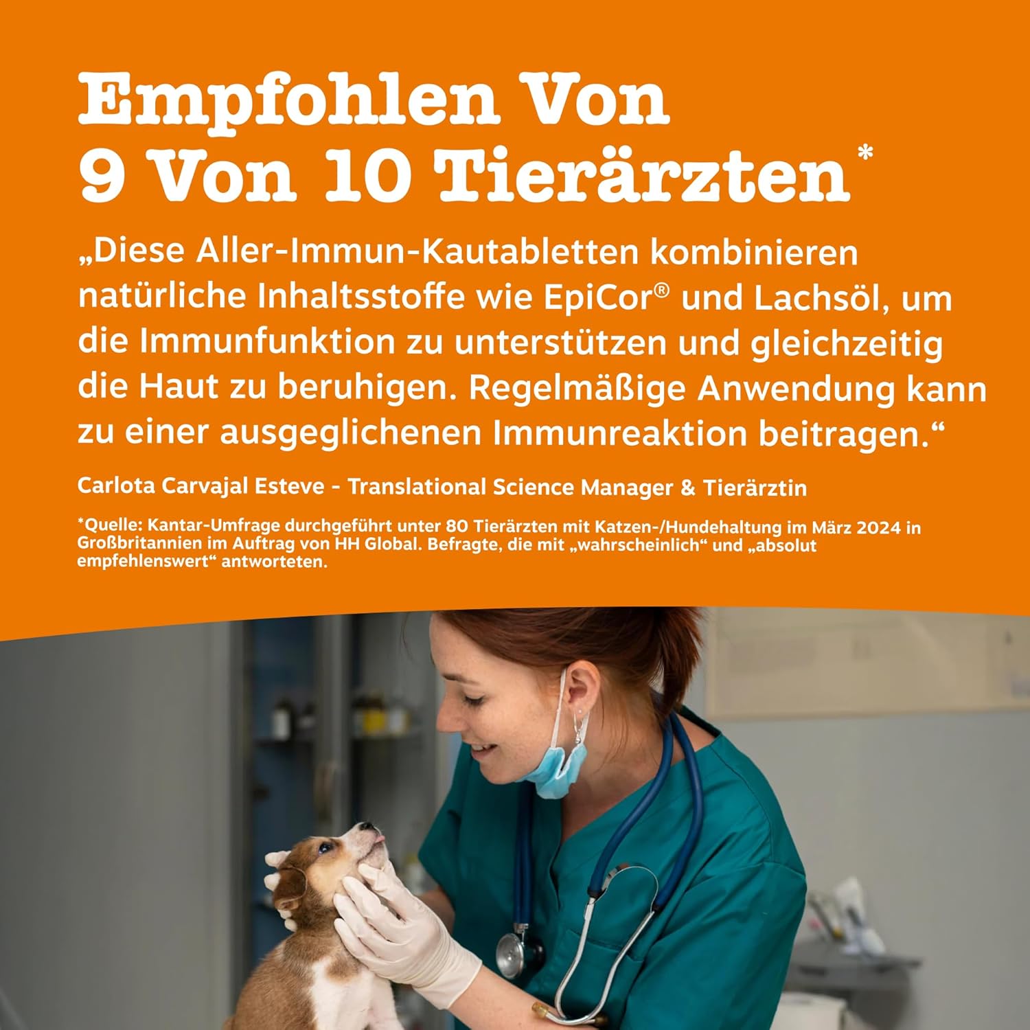 Detalle de Zesty Paws Allergie & Immunität Chews – Nahrungsergänzung für Hunde (90 STK)