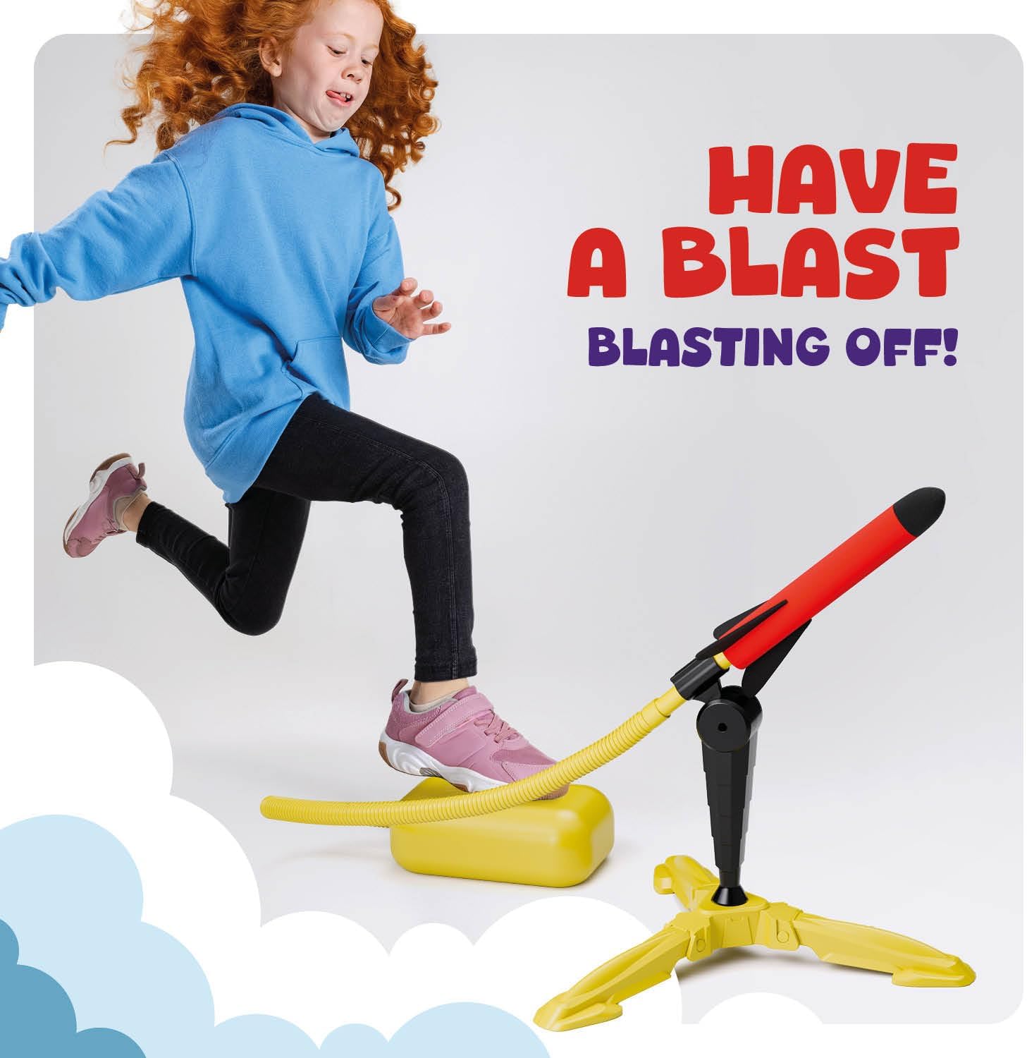 Detalle de Rocket Launcher for Kids: Outdoor Foam Rocket Set for Ages 4–8