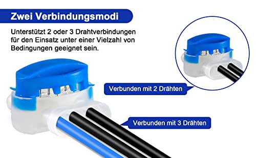 Thumbnail 4 de LEBEXY Kabelverbinder 20 Stück: Wasserdichte Gel-Füllung für Mähroboter