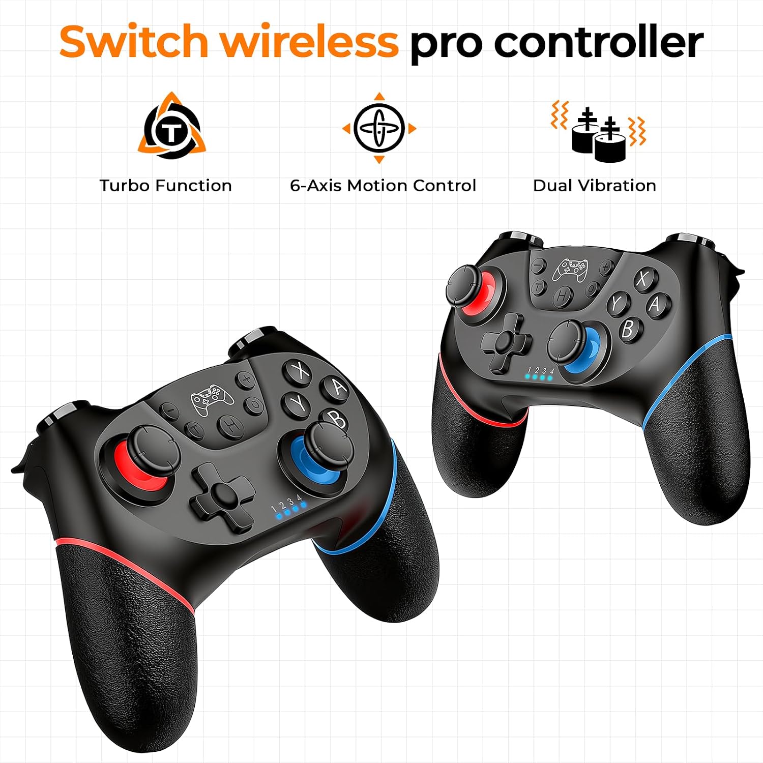 Detalle de Retear S2-ACBS Switch 2 Accessories Bundle, 17-in-1 with Carrying Case