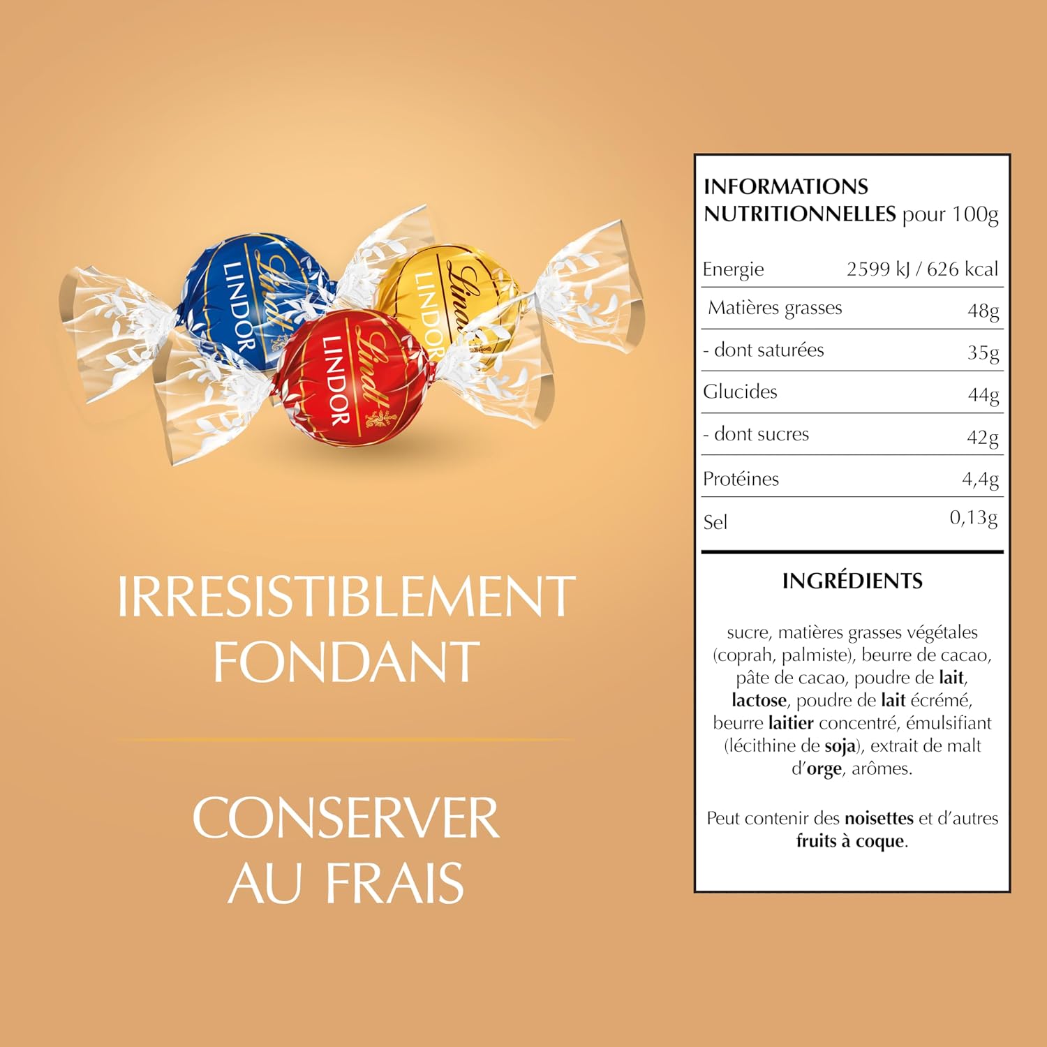 Detalle 2 de Lindt LINDOR Cornet de Pâques 200 g