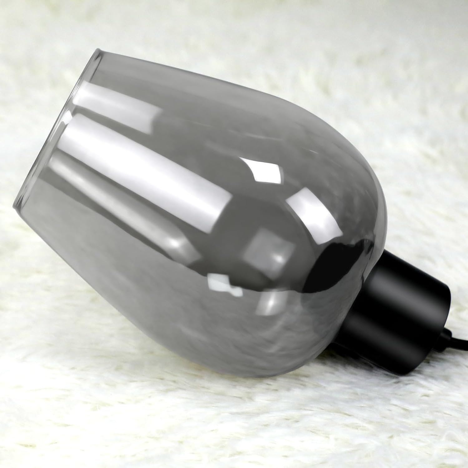 Thumbnail 6 de Lichtmaler ZMY-1270110YH – czarna lampa wisząca E27, metal i dymione szkło