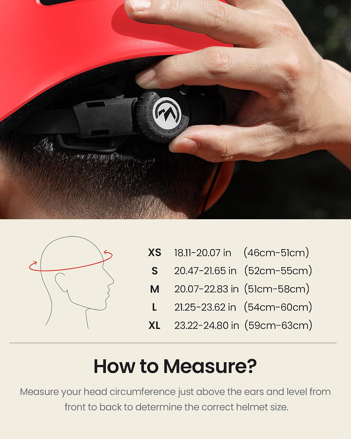 Detalle 2 de OutdoorMaster OM-SKB Skateboard Helmet, Red, Adjustable Fit