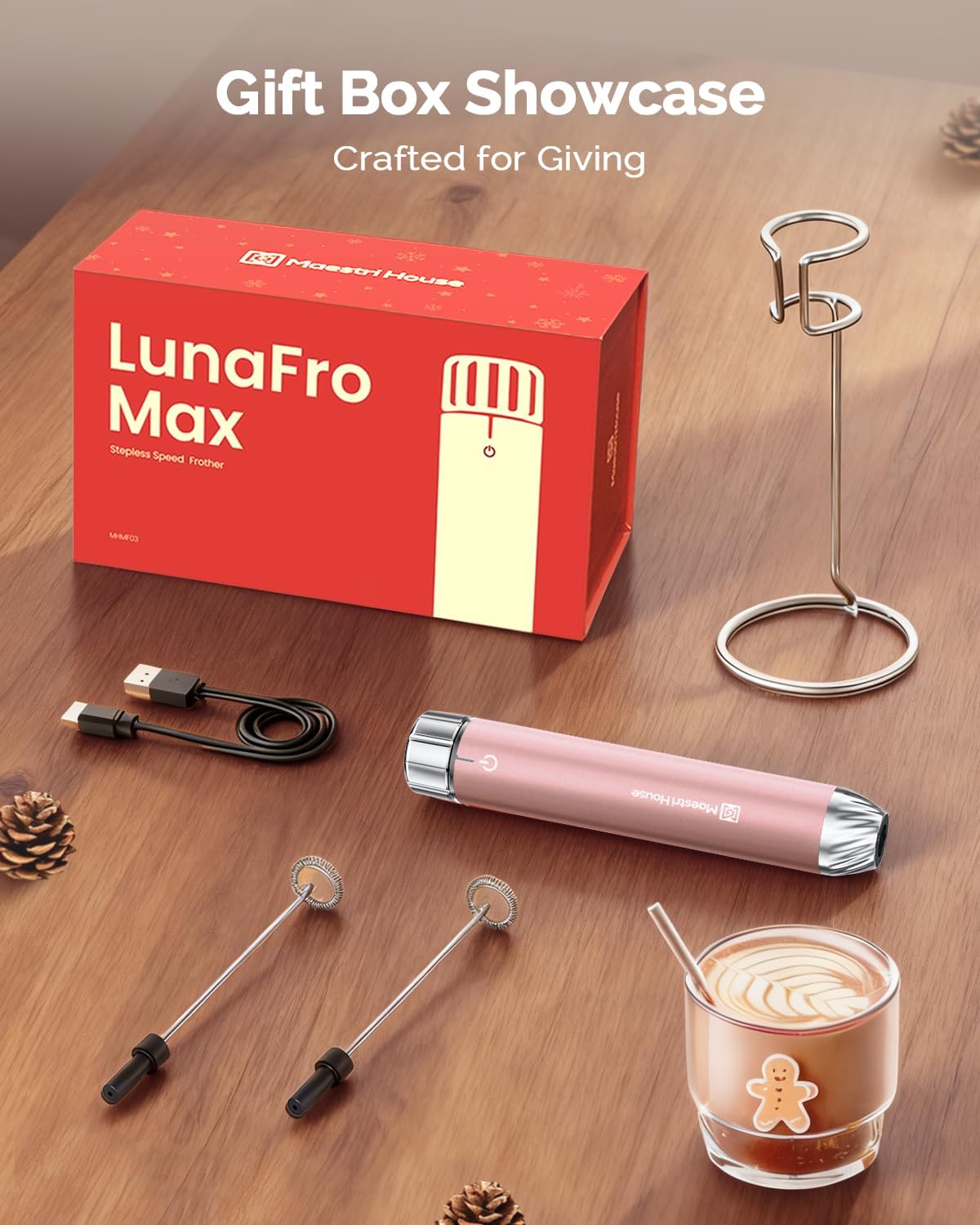 Thumbnail 3 de Maestri House milk frother, LunaFro Max