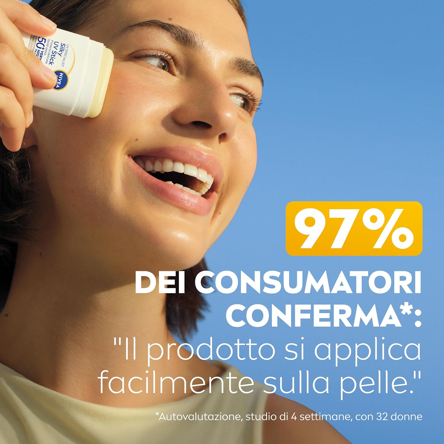Thumbnail 5 de NIVEA SUN UV Viso Specialist Stick UV Effetto Seta SPF 50+ 15 g