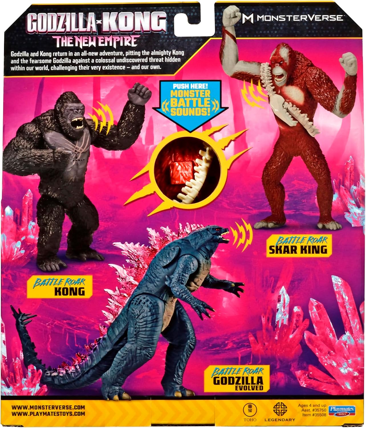 Thumbnail 5 de GODZILLA 35508 Skar King actionfigur, 17 cm med Battle Roar