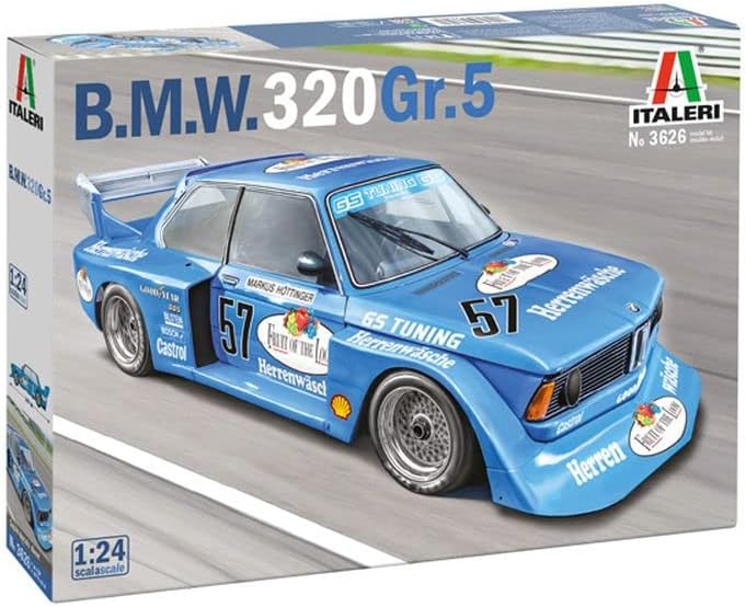 Detalle de Italeri 3626S BMW 320 – plastikowy model do sklejania 1:24