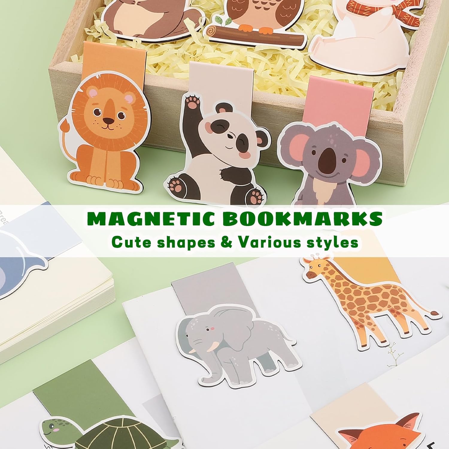 Thumbnail 1 de Thboxes 12 magnetische Lesezeichen Kinder 📚