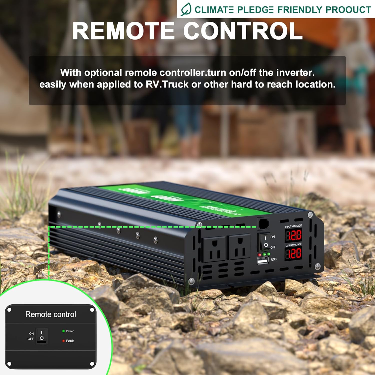 Detalle de HONOURLIGHT 3000W Power Inverter