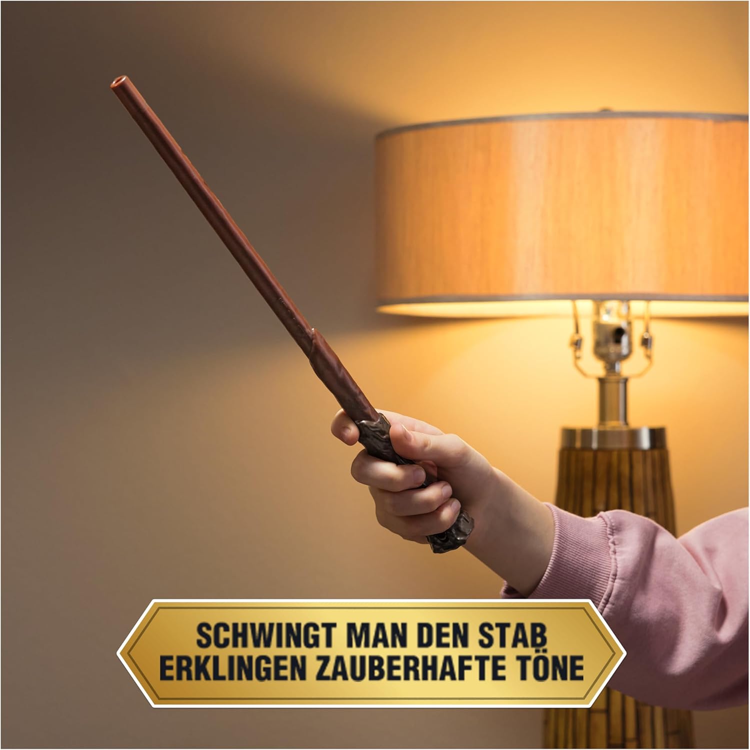 Thumbnail 3 de Harry Potter Zauberstab mit Vibrationseffekt, Sound und Funkenspitze (ca. 31 cm) – Spielzeug ab 6 Jahren