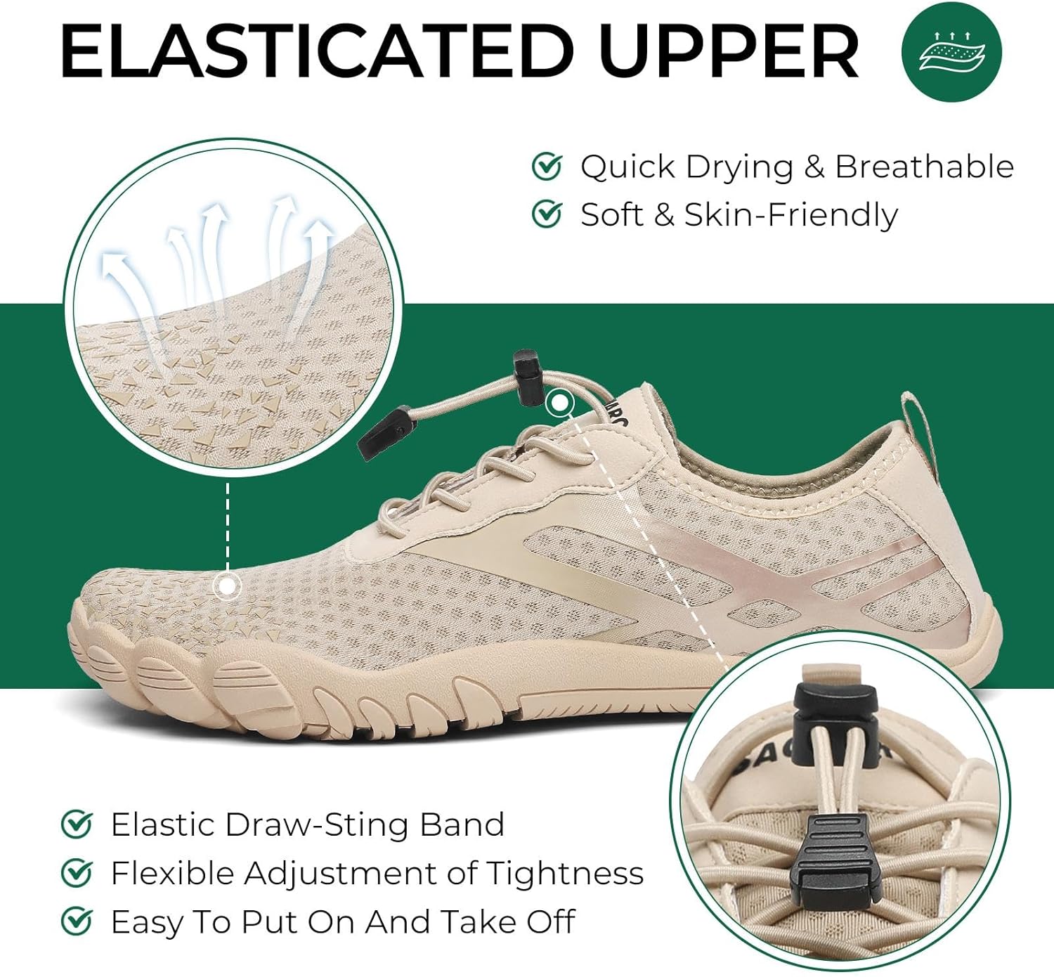 Thumbnail 2 de SAGUARO Water Shoes for Women & Men – Lightweight, Quick-Dry Beach & Aqua Shoes