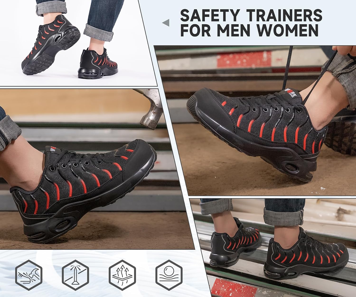 Thumbnail 6 de Chaussures de sécurité LARNMERN basket 200J