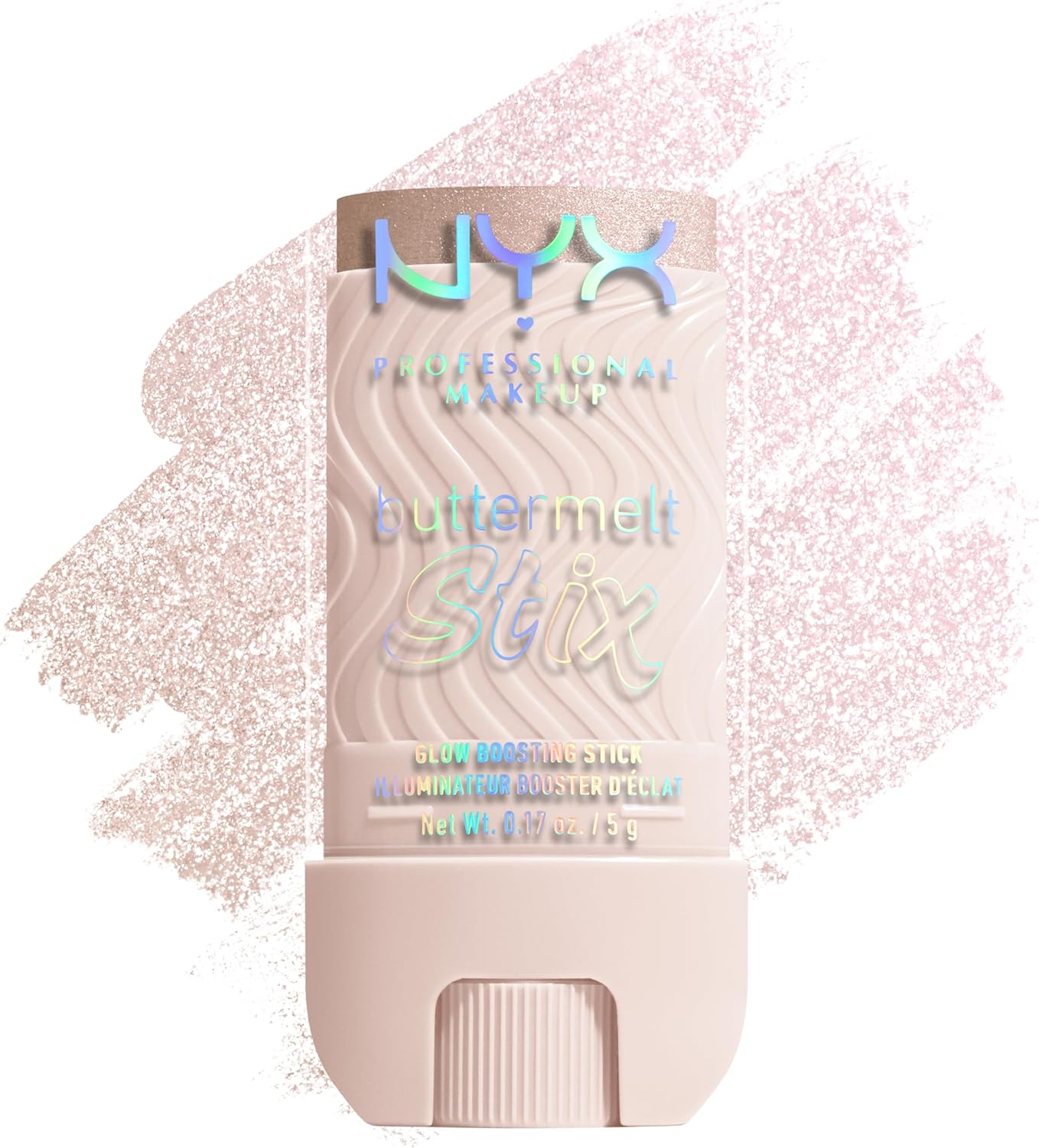 Detalle de NYX Professional Makeup Buttermelt Glaze Stix Illuminante in stick per viso e corpo, Big Melt Energy (5 g)